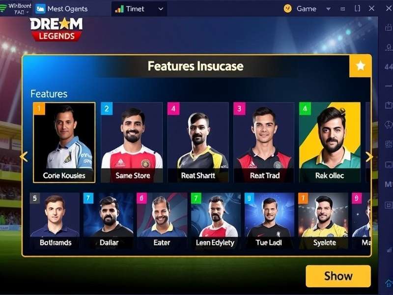 Dream Team Legends Indian User Interface